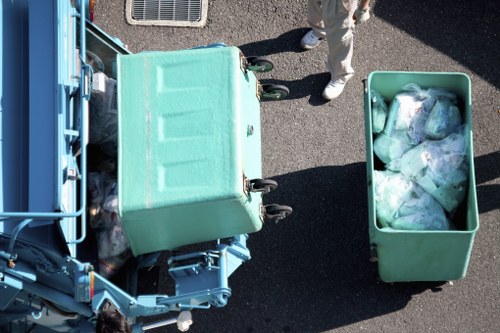Covent Garden Skip Hire team assisting a customer