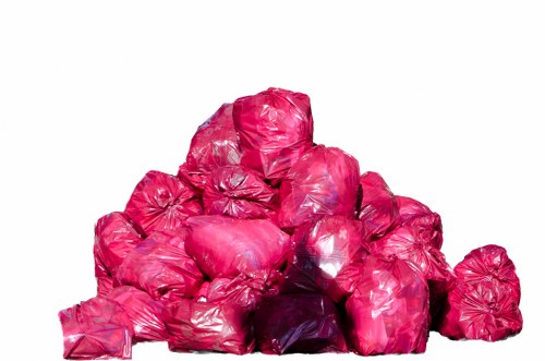 Modern waste disposal facilities for construction projects